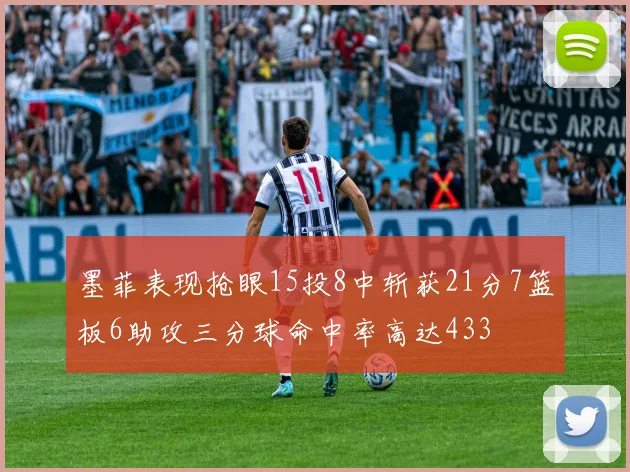 墨菲表现抢眼15投8中斩获21分7篮板6助攻三分球命中率高达433